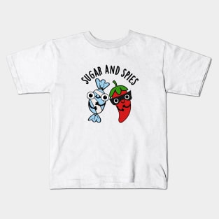 Sugar And Spies Cute Food Pun Kids T-Shirt